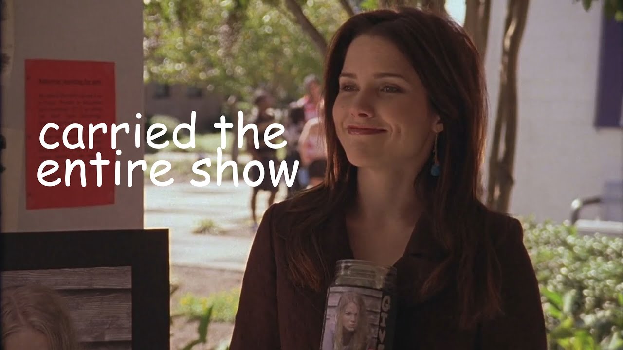 brooke davis' back hurting from carrying the show for 8 minutes straight
