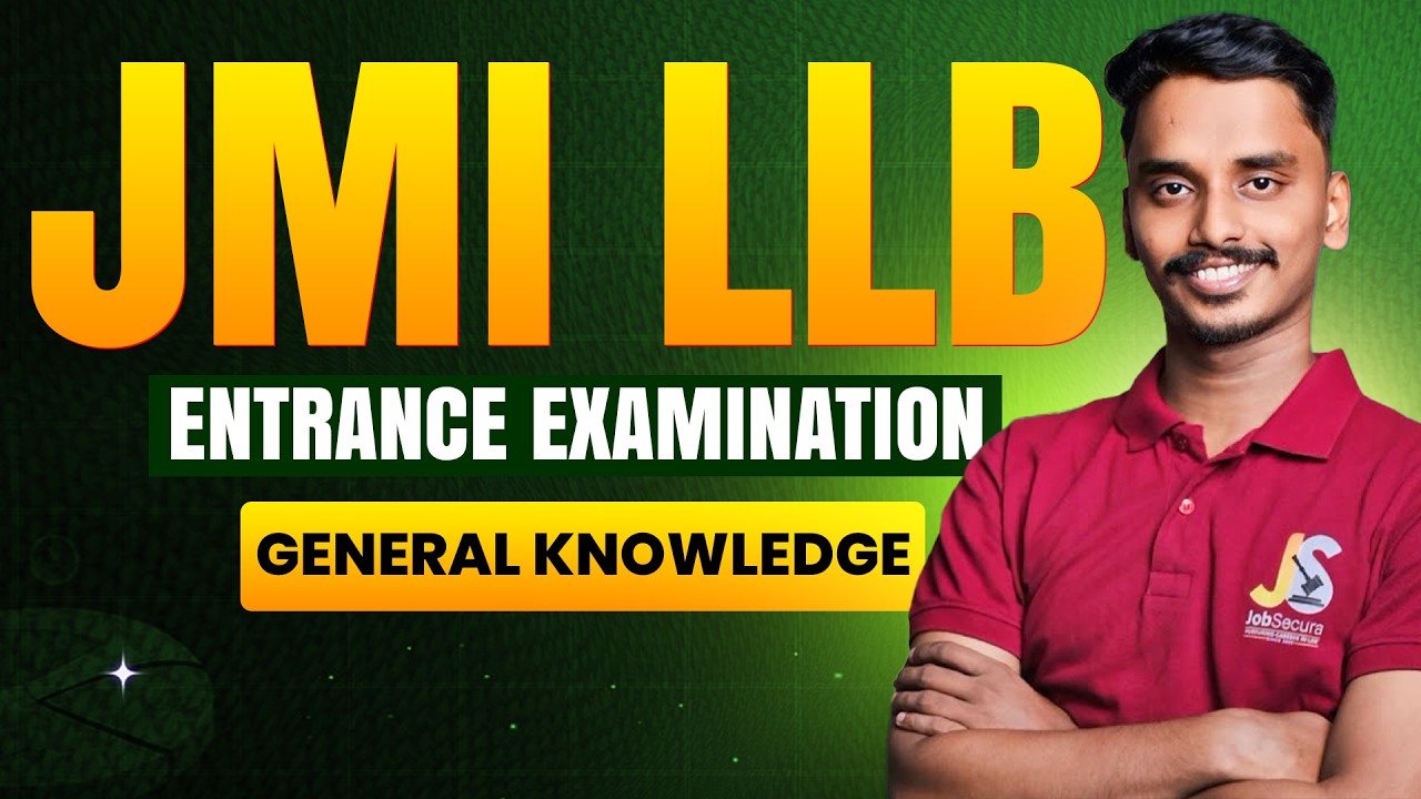 JMI LLB Entrance GK Questions | Jamia Millia Islamia Central University Entrance