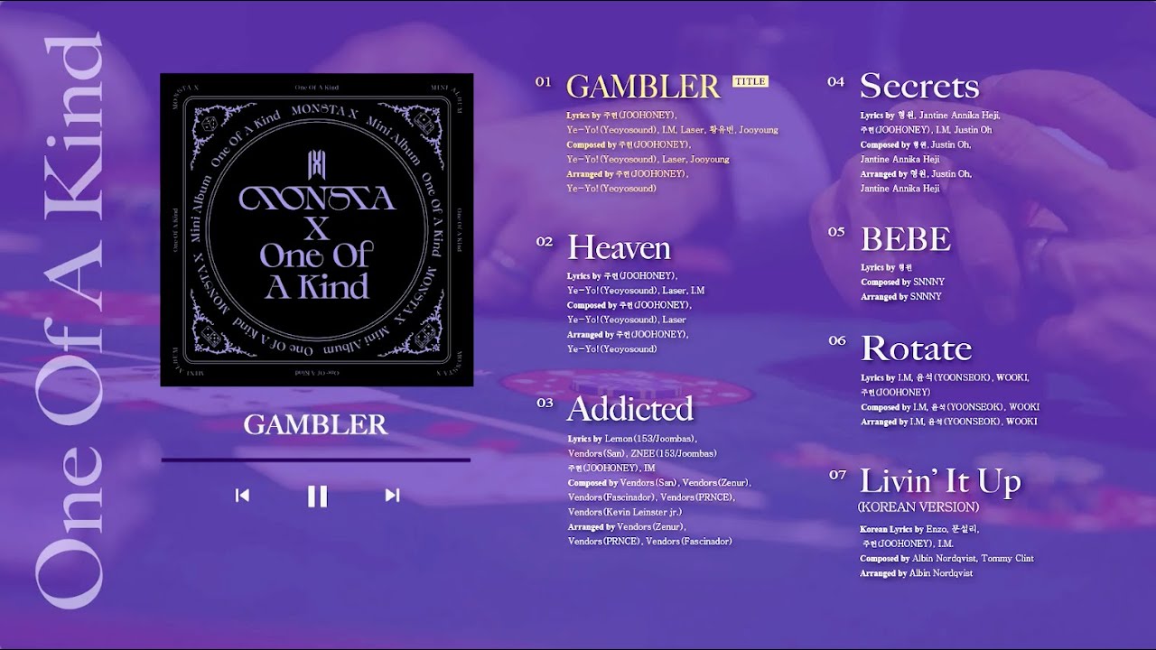 [Full Album] MONSTA X - One Of A Kind (9th Mini Album)ㅣPLAYLIST
