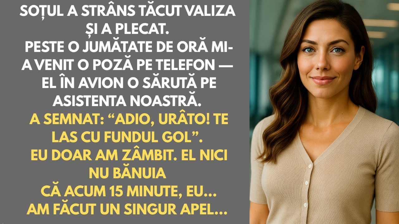 Soțul s-a trezit, a făcut  valiza. Peste 30 de minute , pe telefonul meu a venit o fotografie — el..