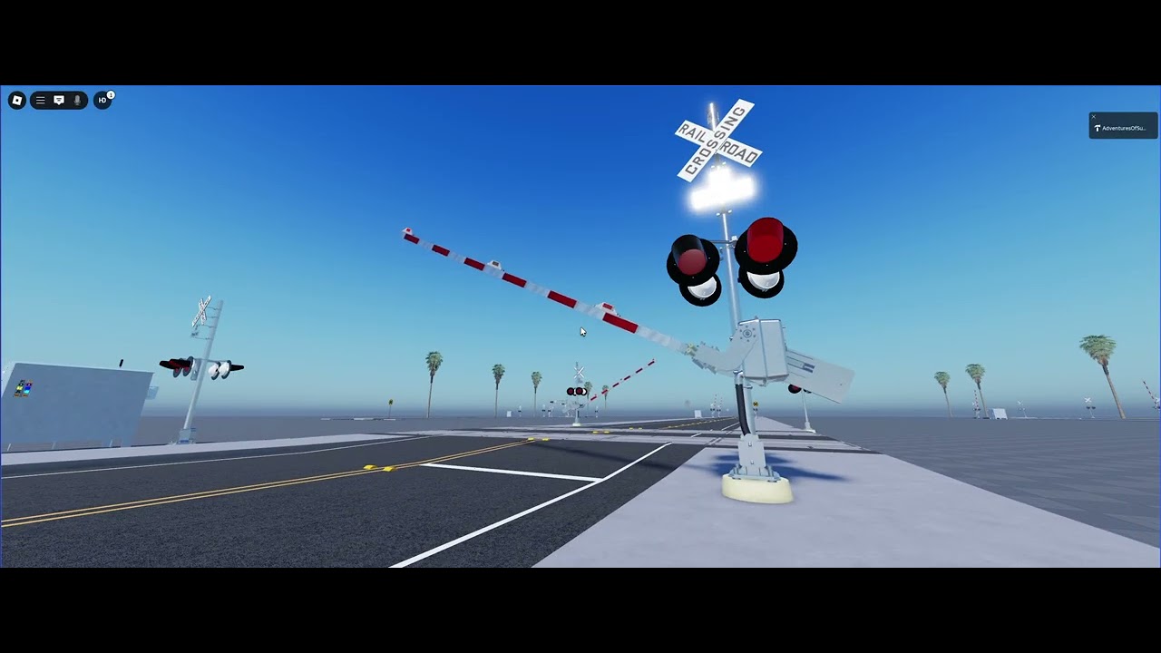 New Railroad Crossings Installed