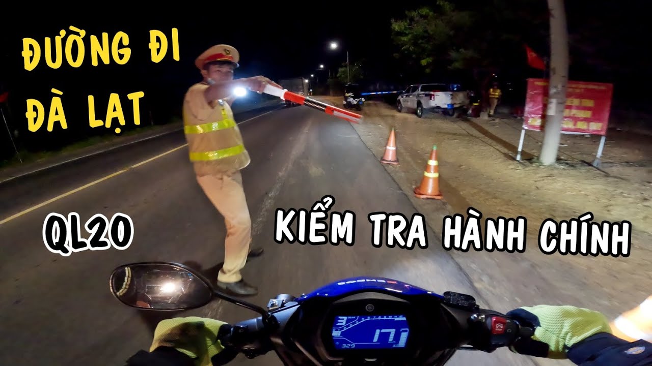 Đi Phượt Một Mình - Nửa Đêm Gặp CHỐT Kiểm Tra Hành Chính! Exciter 155 VVA