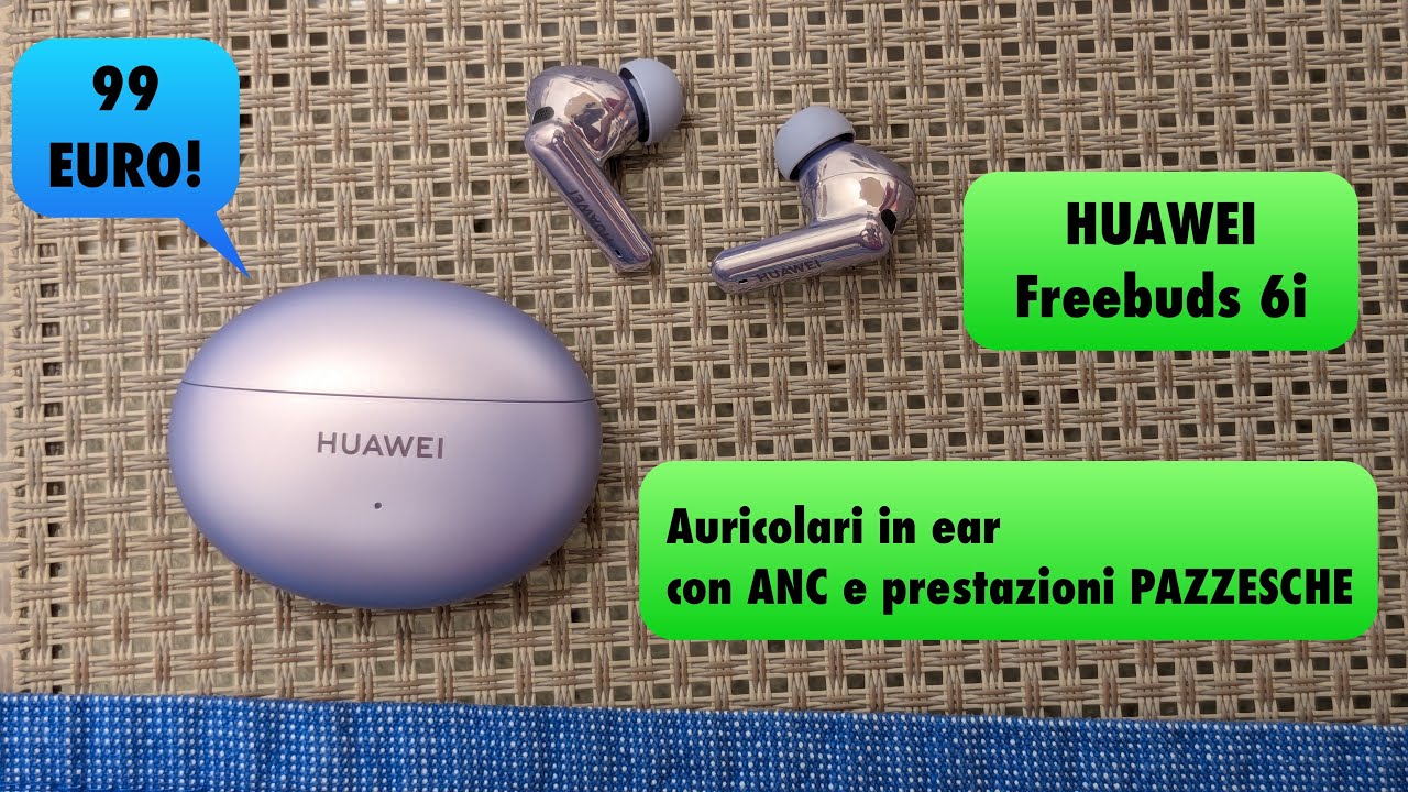 Recensione auricolari Huawei Freebuds 6i : semplicemente fantastici! Acquisto TOP✅