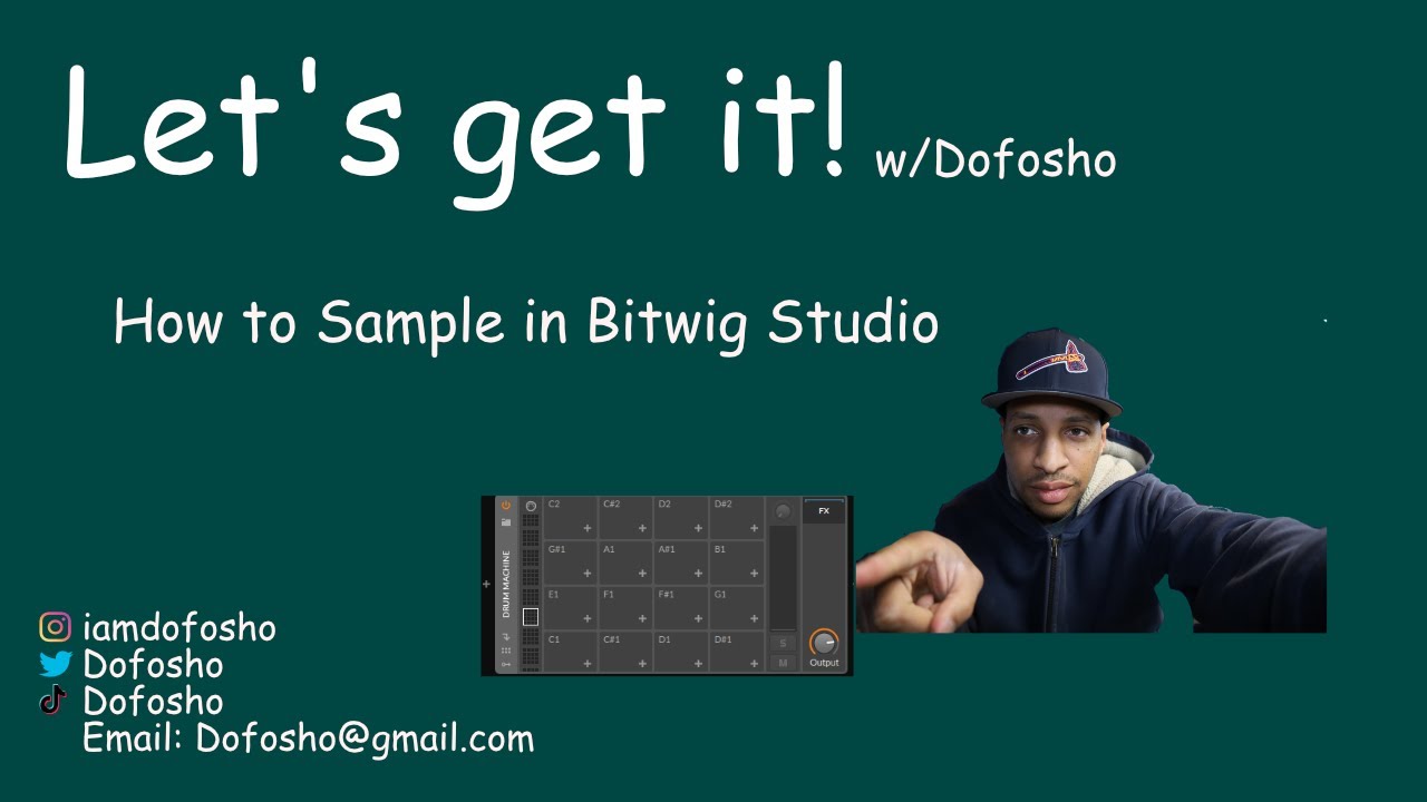 How to sample in Bitwig Studio. Boombap style