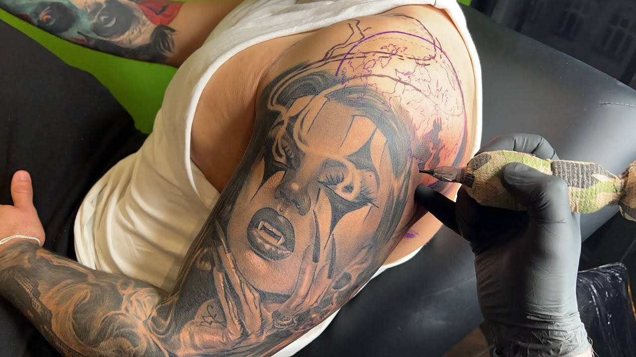 LIVE TATTOO: Vampire Tattoo 🧛🏻