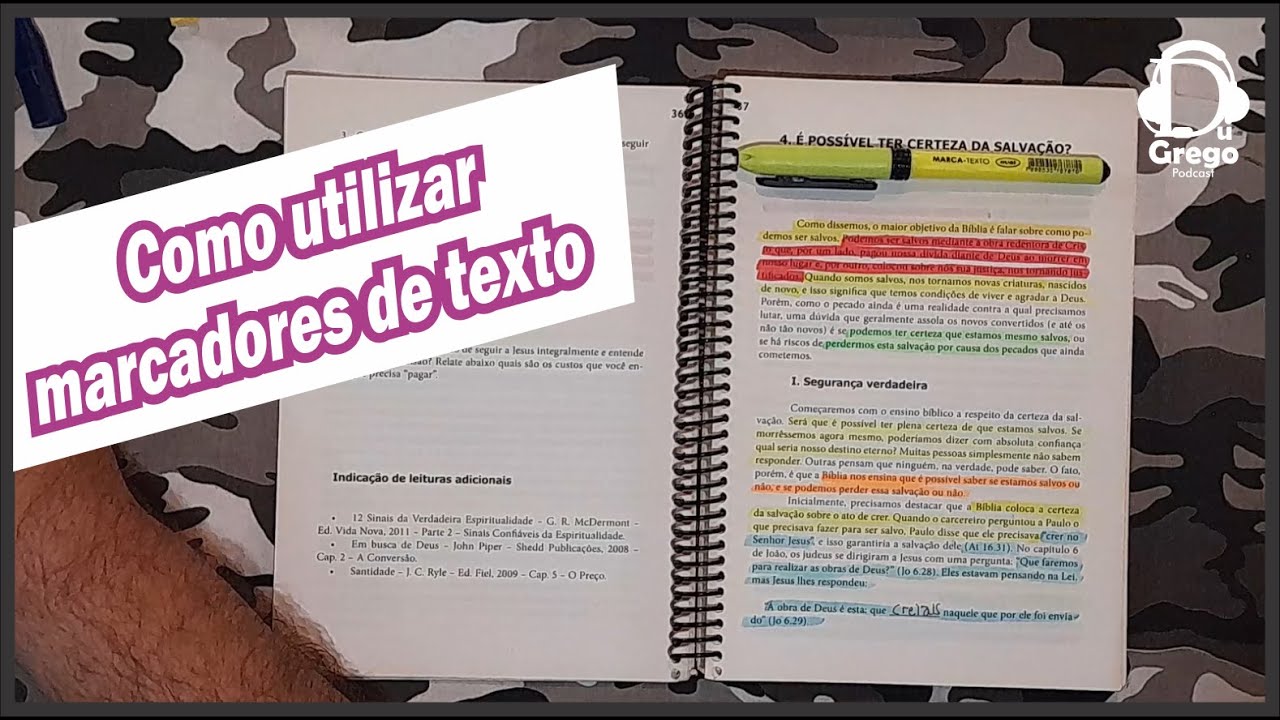 Como estudar utilizando marcadores de texto (DGV#188)