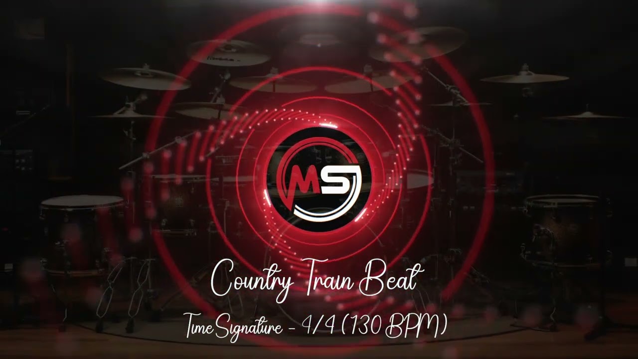 130 BPM ‖ Country Train beat #1 ‖ 4/4 Drum Track ‖ Drum Beat ‖ Metronome