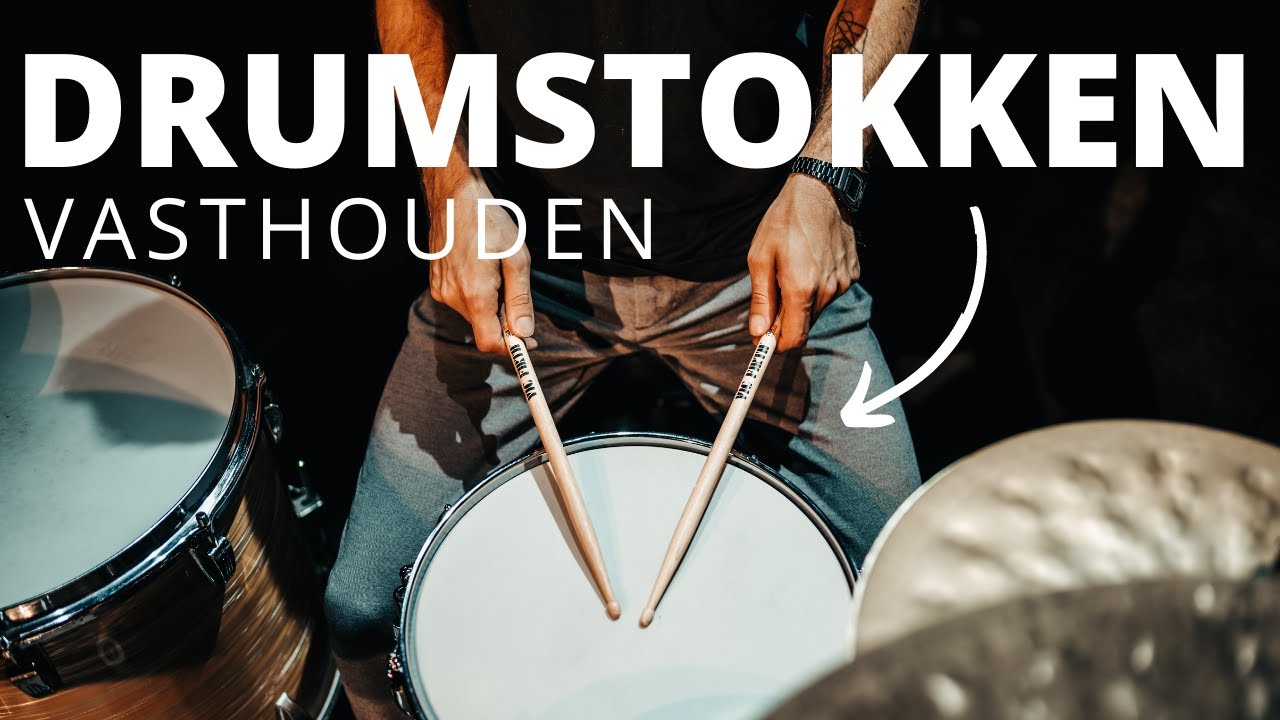 Hoe houd ik mijn DRUMSTOKKEN vast? | DRUMLES