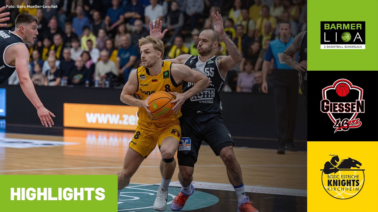 ProA Halbfinale: Giessen 46ers vs. Bozic Estriche Knights Kirchheim - Spiel 4 | Highlights