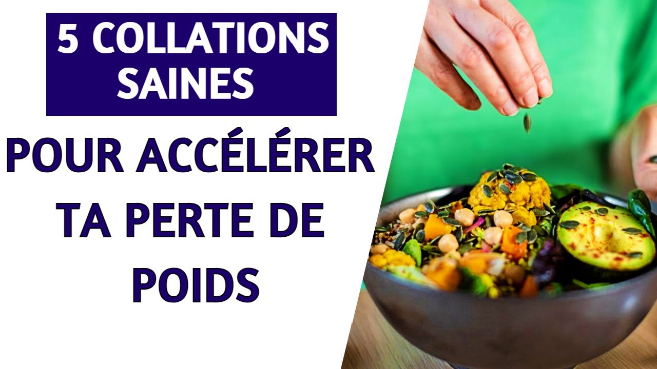 5 COLLATIONS SAINES qui peuvent t&rsquo;aider &agrave; AM&Eacute;LIORER ta digestion et PERDRE DU POIDS PLUS RAPIDEMENT