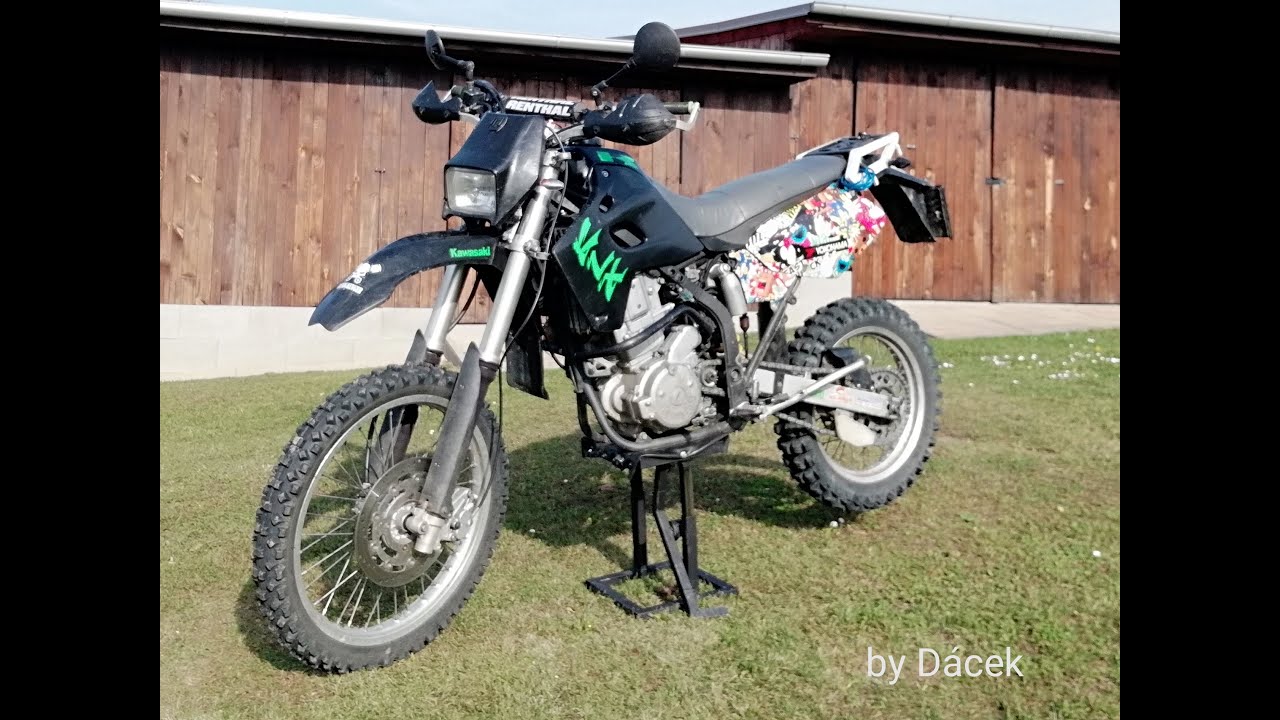 Kawasaki KLX 650 - powerful heavy enduro motorbike from CZ