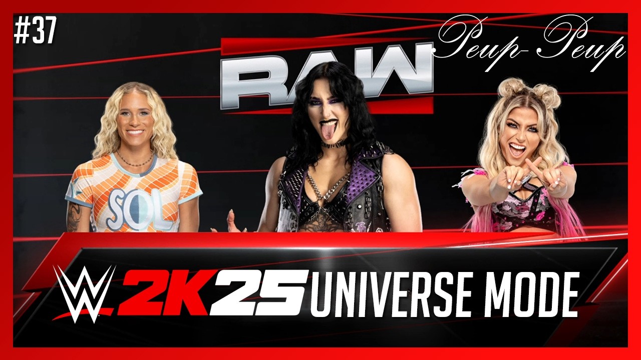 (FR) LE DEBUT DES QUALIFICATIONS POUR ELIMINATION CHAMBER - Monday Night Raw - WWE 2K25 Universe #37