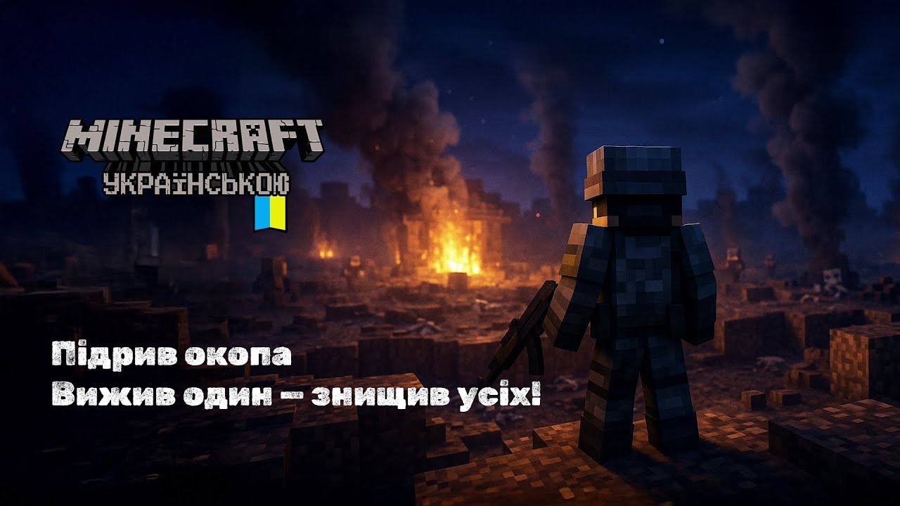 Підрив окопа: вижив один — знищив усіх! | Minecraft нічна битва