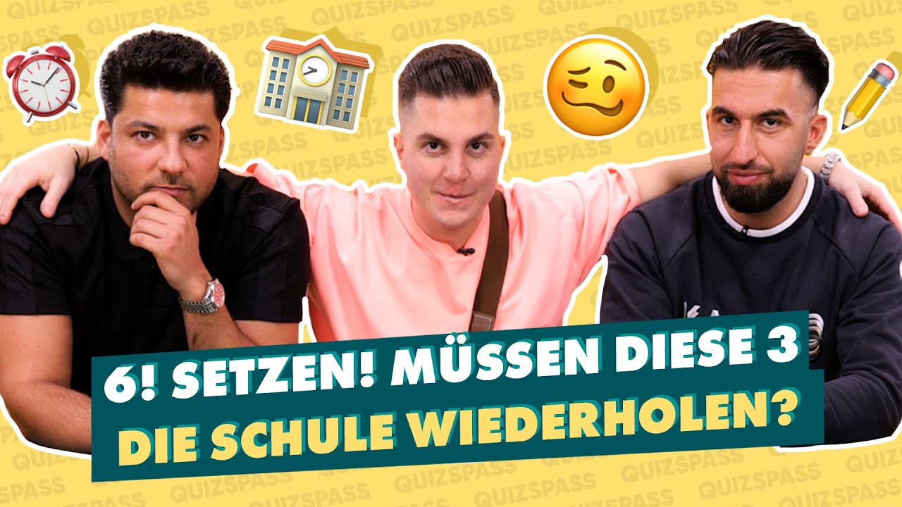 Promi Quizwettbewerb: Die Partybrüder beim großen SCHULQUIZ🦅|  WISSTIHRNOCH?