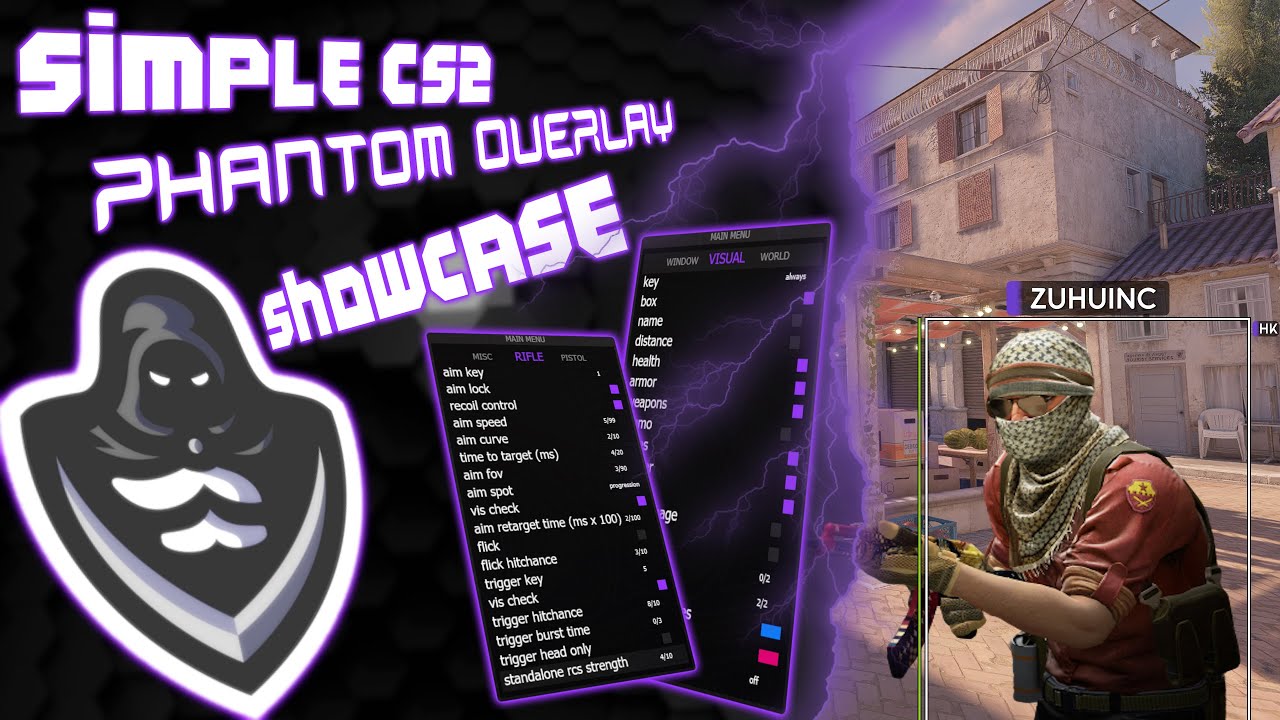 Simple Cs2 Phantom Overlay Showcase.