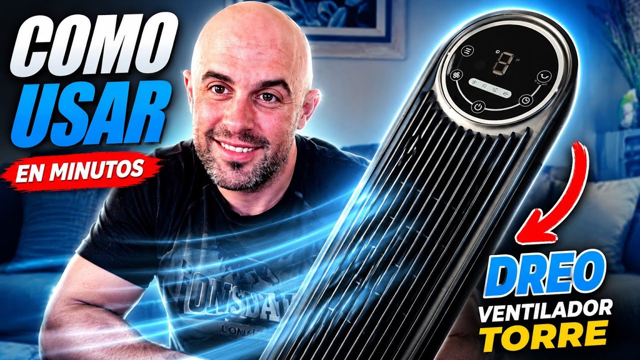 DREO NOMAD ONE S VENTILADOR DE TORRE COMO CONECTAR A WIFI 2,4 GHZ Y APP ALEXA COMO USAR REVISION