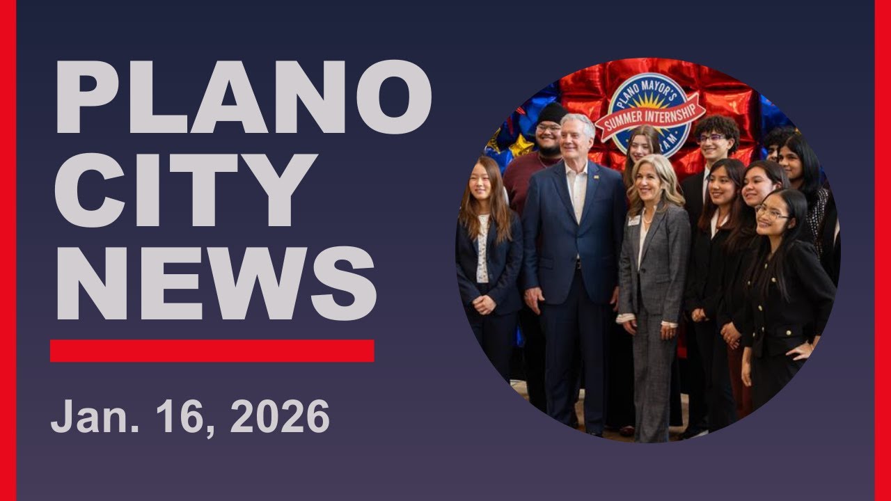 Plano City News Ep. 205 - Mayor's Internship Program Open, Plano's Amber Glenn Heads to Olympics