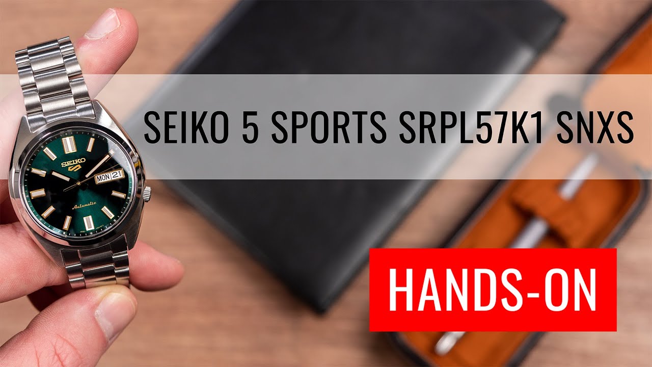 HANDS-ON: Seiko 5 Sports Automatic SRPL57K1 SNXS series