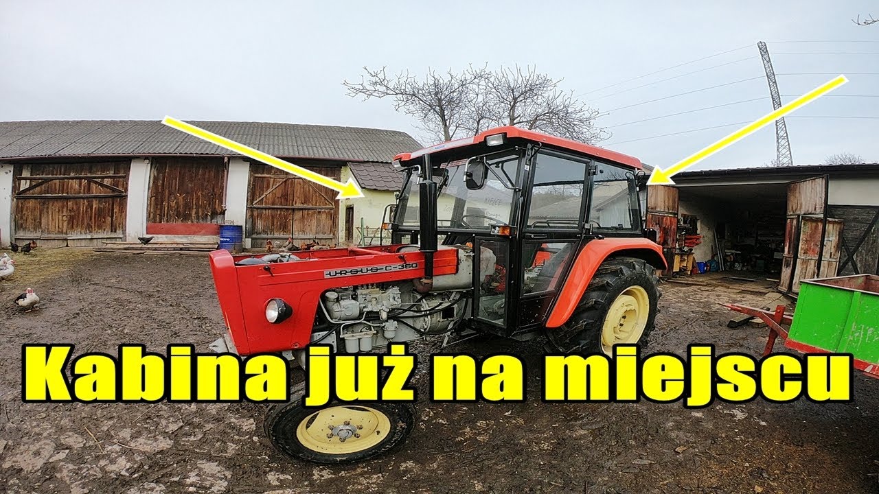Nowa Kabina na Ursusie C-360/Montaż krok po kroku 🤑
