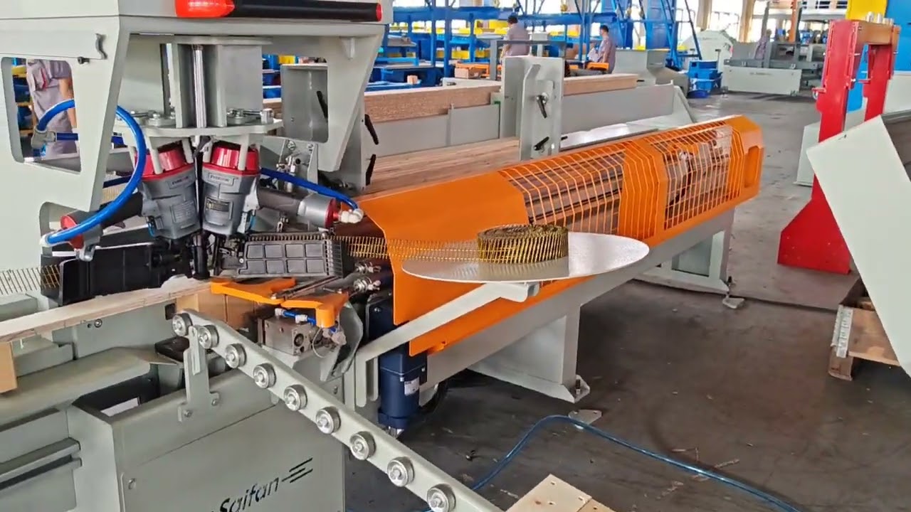 Saifan SF9020 automatic Pallet  nailer#pallet#woodworking#pallets#paletes