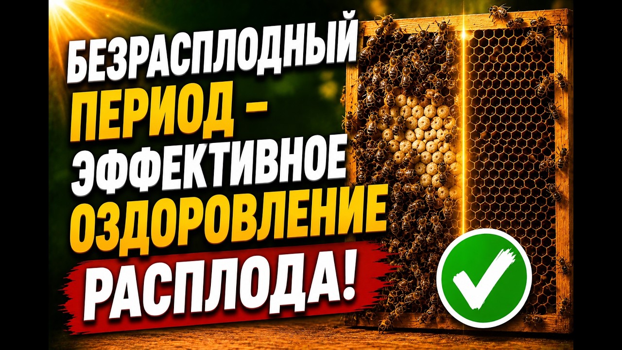 Безрасплодный период в оздоровлении расплода.