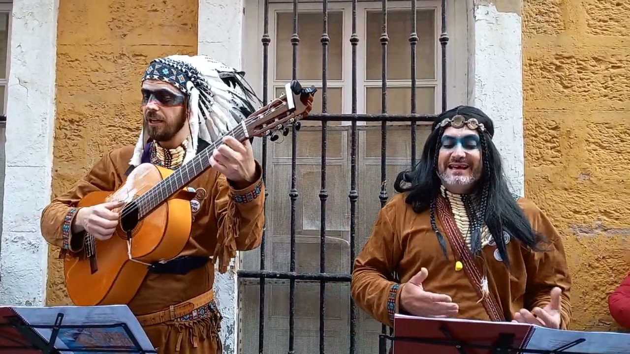 La Tribu de los indios gaditas de la reserva de R.S.Pedro. Showmancero. Actuación completa 2023