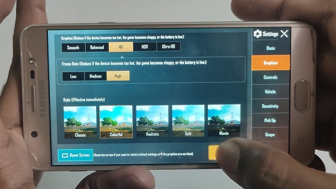 Samsung J7 Max PUBG test High Graphics Settings Samsung Galaxy j7 max PUBG Extreme Review
