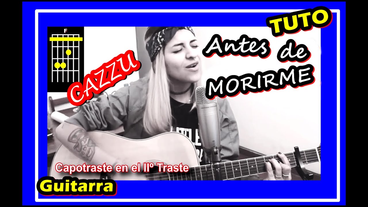 COMO Tocar 🎵 Antes de Morirme, CAZZU en ACUSTICO (GUITARRA) Acordes C TANGANA ROSALIA Cover FACIL