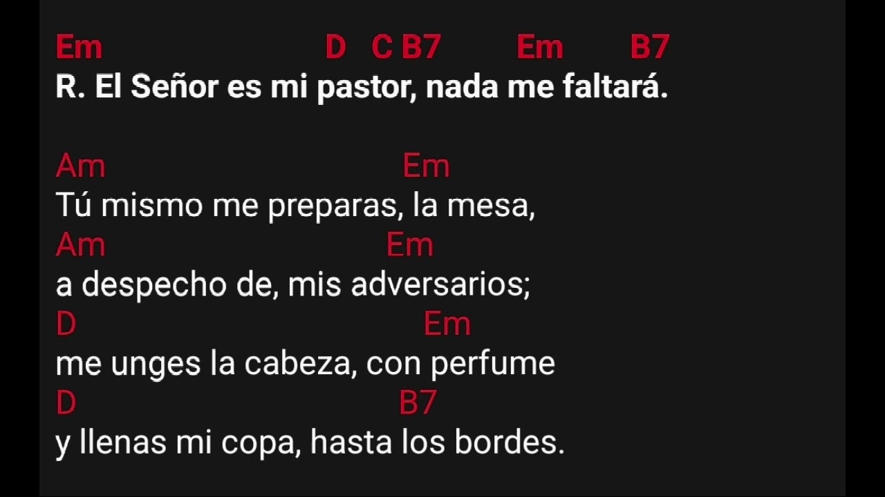 Salmo 22, El Señor es m iPastor (IV Domingo de Cuaresma) #salmo #liturgia #misa #Cuaresma #Nicaragua