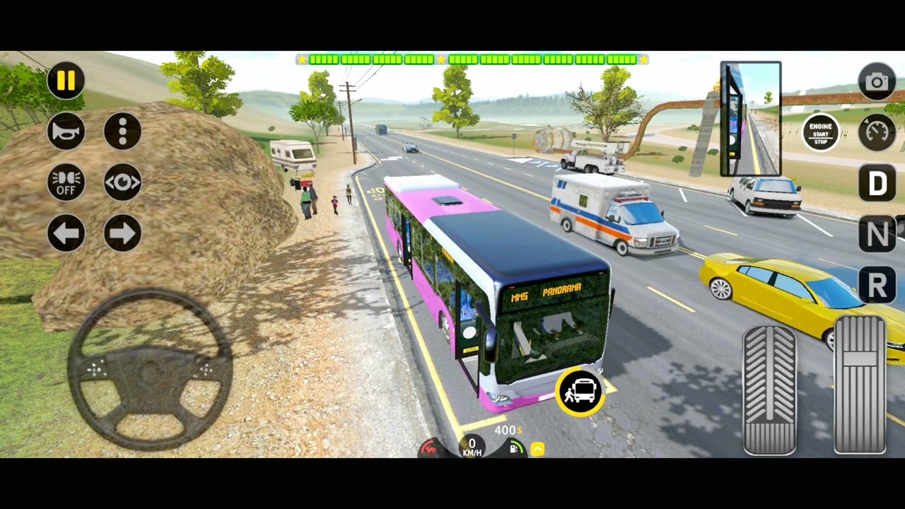 #OUTSIDEUSA - ROUTE 4 | BUS SIMULATOR : EVO | #GAMER BOY SK 