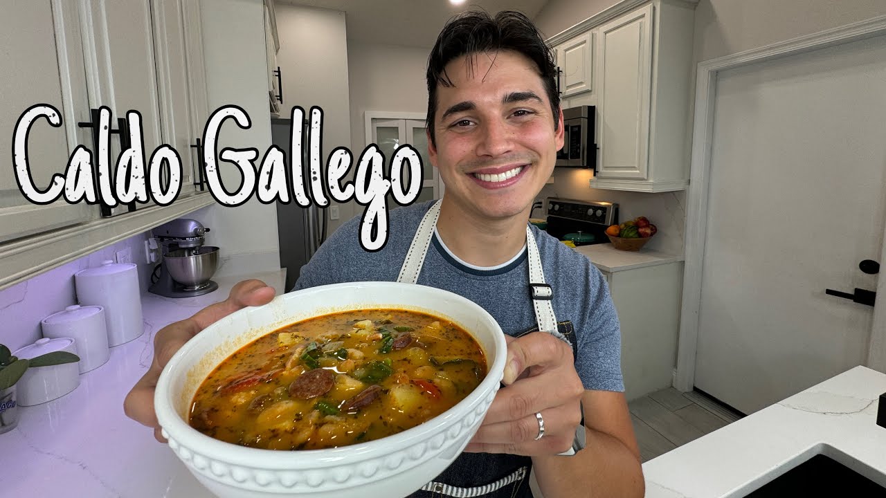 Caldo Gallego Cubano  Galician White Bean Soup Gio en la Cocina