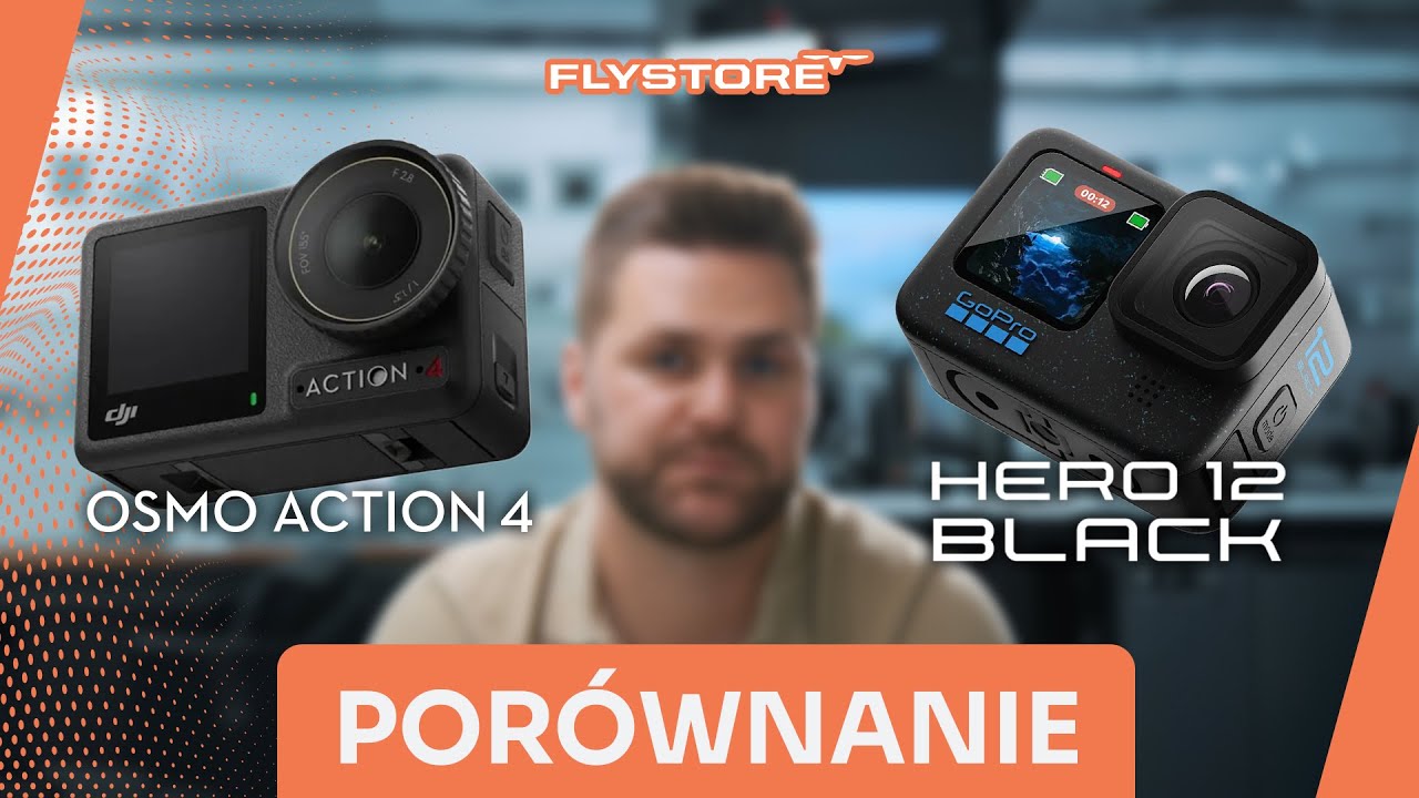 Por&oacute;wnanie DJI Osmo Action 4 vs GoPro Hero 12 | PRAWDZIWY TEST