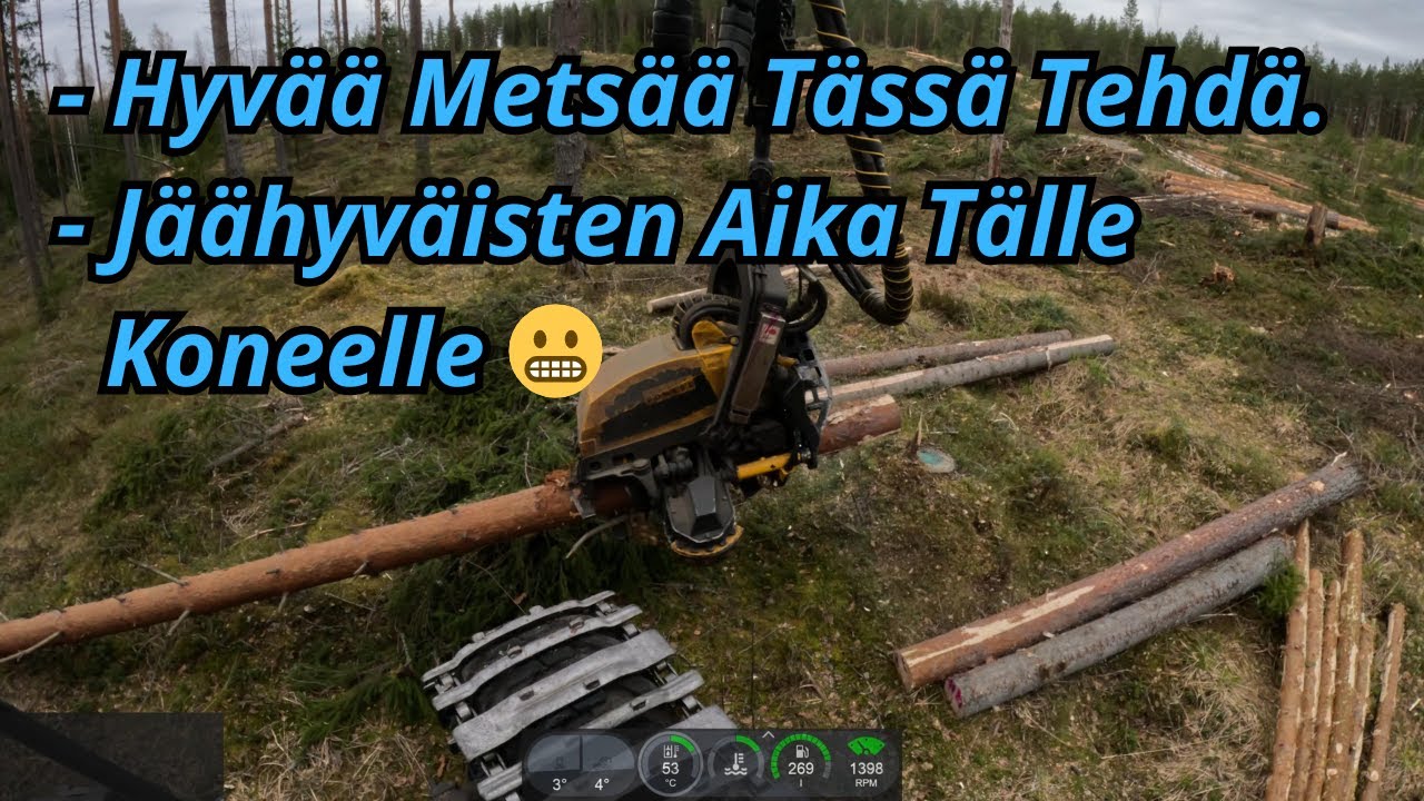 Viimeinen Video Tältä Ajokilta. Mänty Uudistushakkuuta ja VR136.  Ponsse Scorpion K H7 AC FC