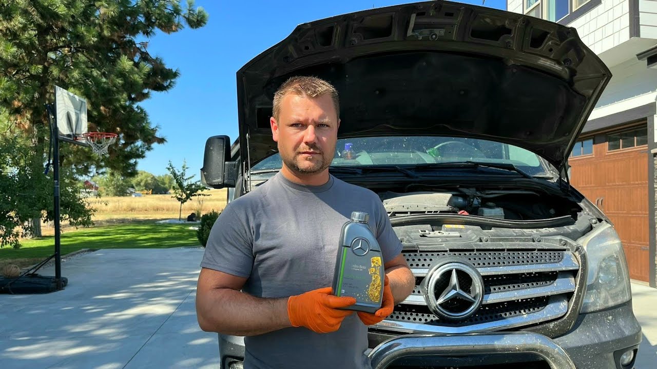 DIY Sprinter oil change | cargo van business maintenance