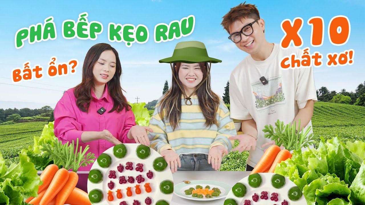 Team UT: Ph&aacute; bếp l&agrave;m KẸO RAU si&ecirc;u &ldquo;bổ&rdquo;!!