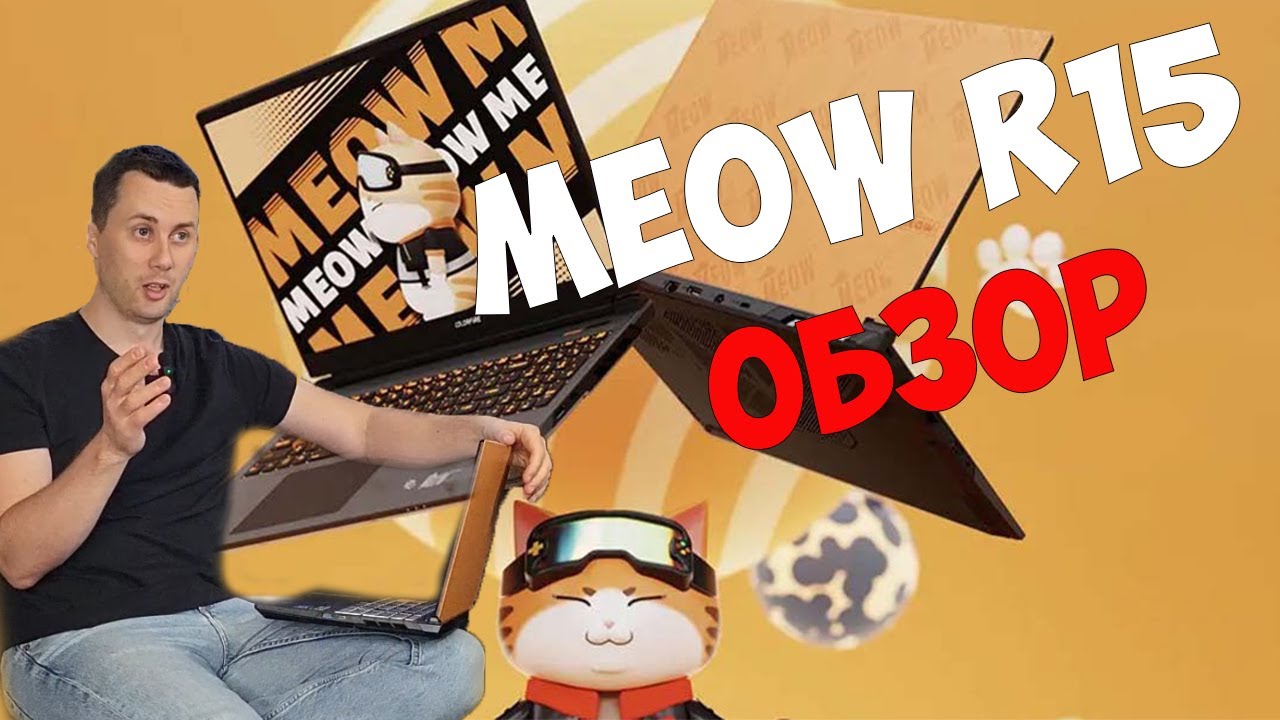 MEOW ноутбук на R7 8845HS и RTX 4070 из Китая