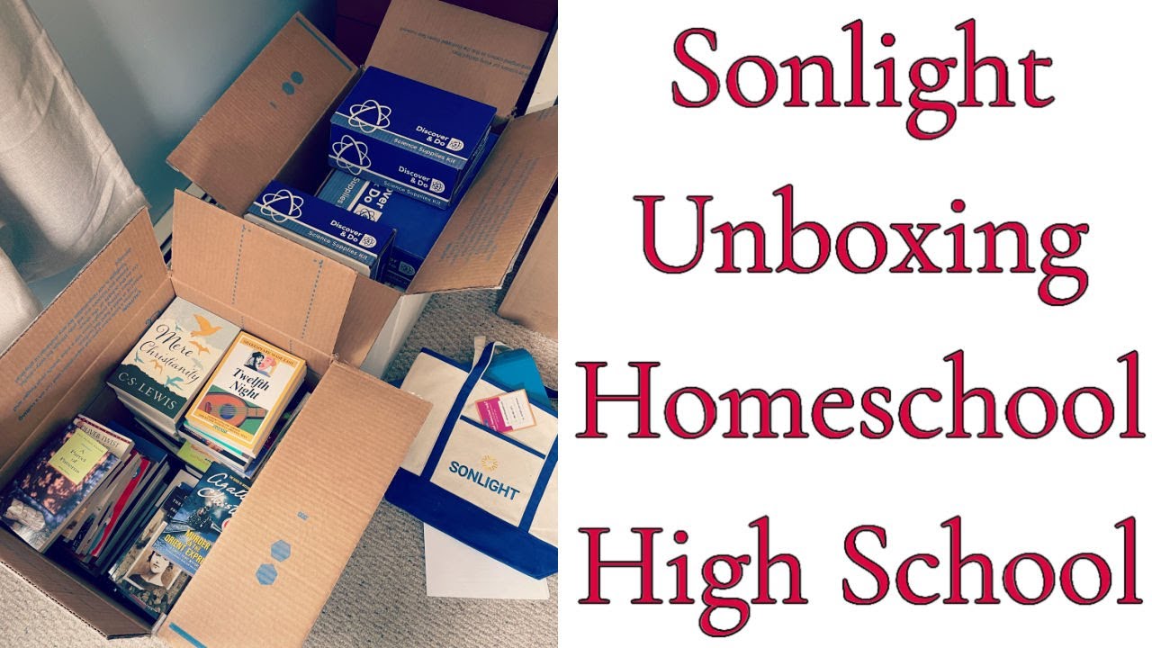 SONLIGHT UNBOXING || HOMESCHOOL HIGH SCHOOL || LEVEL 300 & CLASSICAL LITERATURE