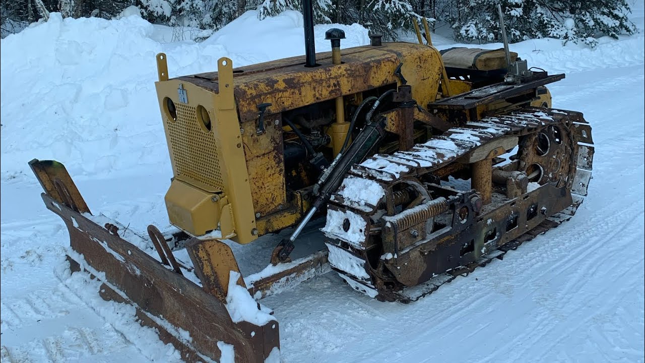 Installing Winter Front on International T4 Bulldozer