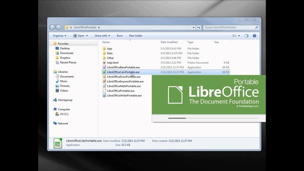 Переносимые приложения (01) LibreOffice Portable и расширения