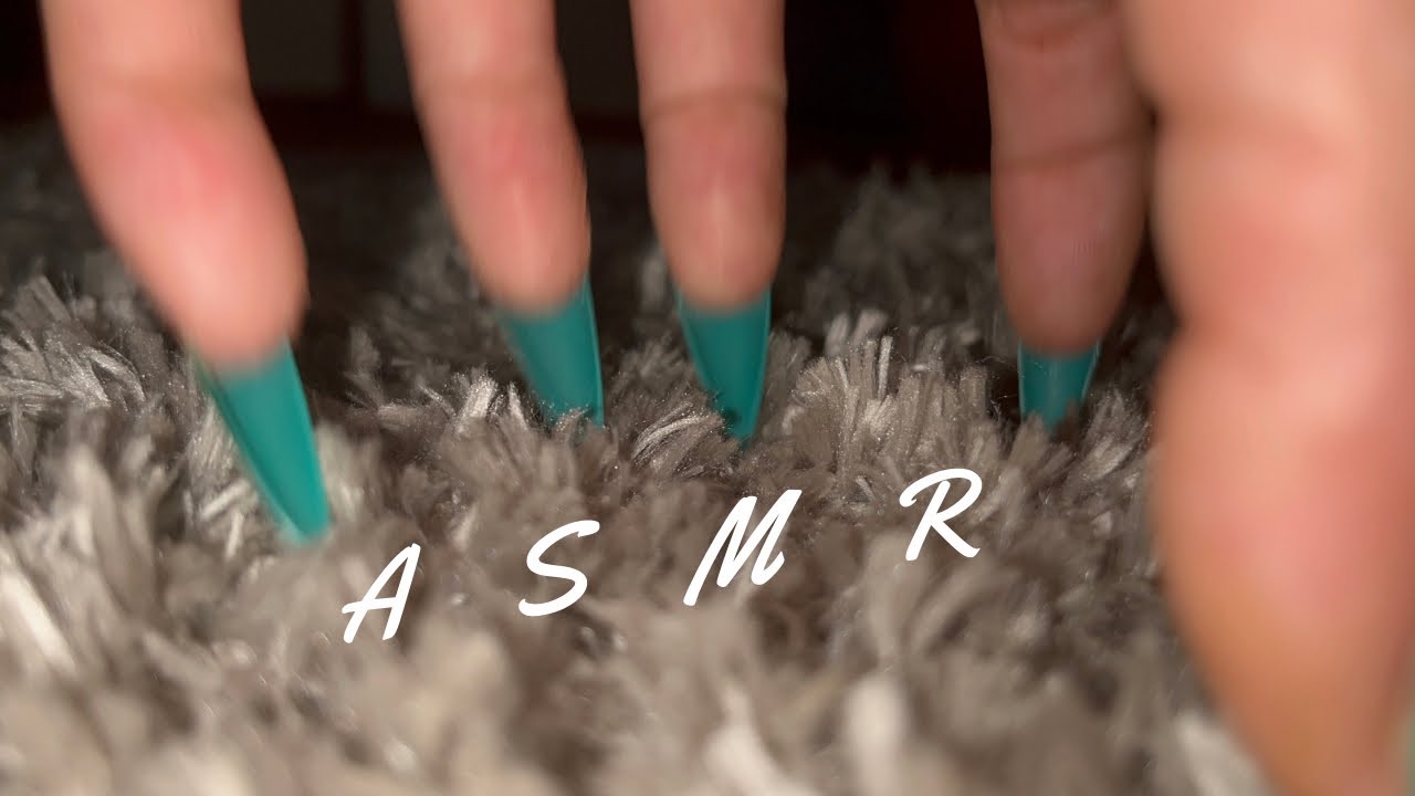 ASMR tap n scratch - around the room | carpet,rug scratching