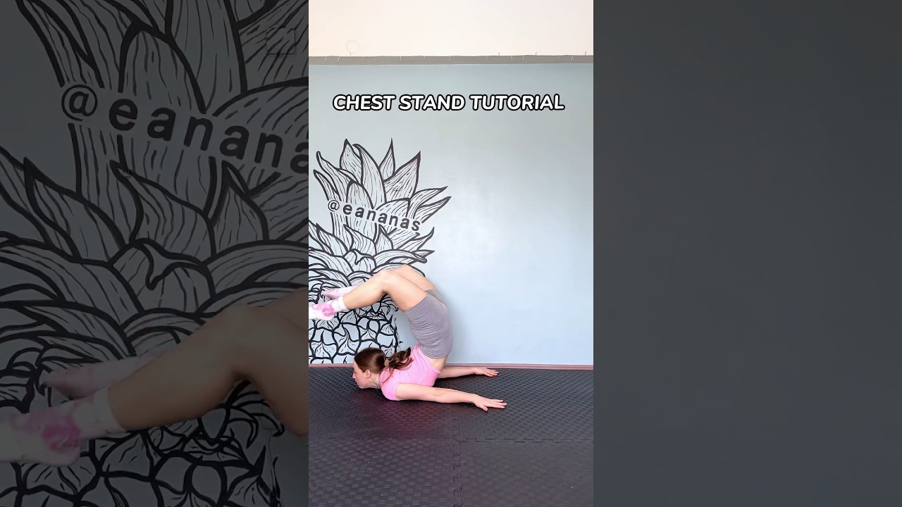 CHEST STAND TUTORIAL 🔥🔥 #gymnast #howto #cheststand #flexible #backbend