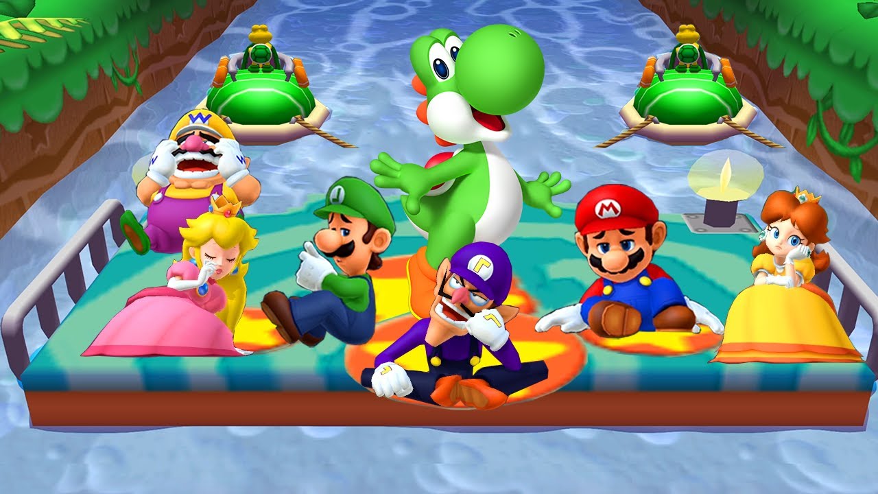 Mario Party 6 Minigames - Yoshi vs All Characters (Master COM)