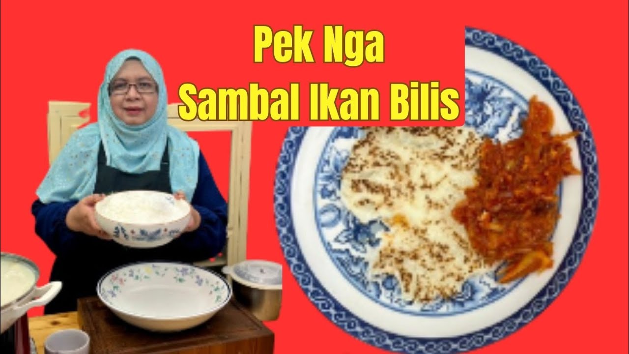 Pek Nga Sambal Ikan Bilis | Traditional Coconut Pancake with Anchovy Sambal |