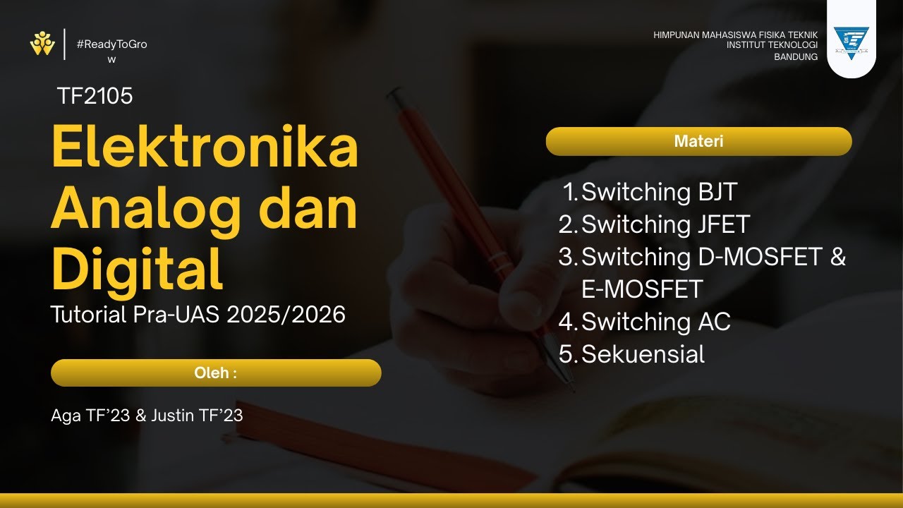 [Tutorial] TF2105 Elektronik Analog dan Digital | Responsi Pra-UAS 2025/2026