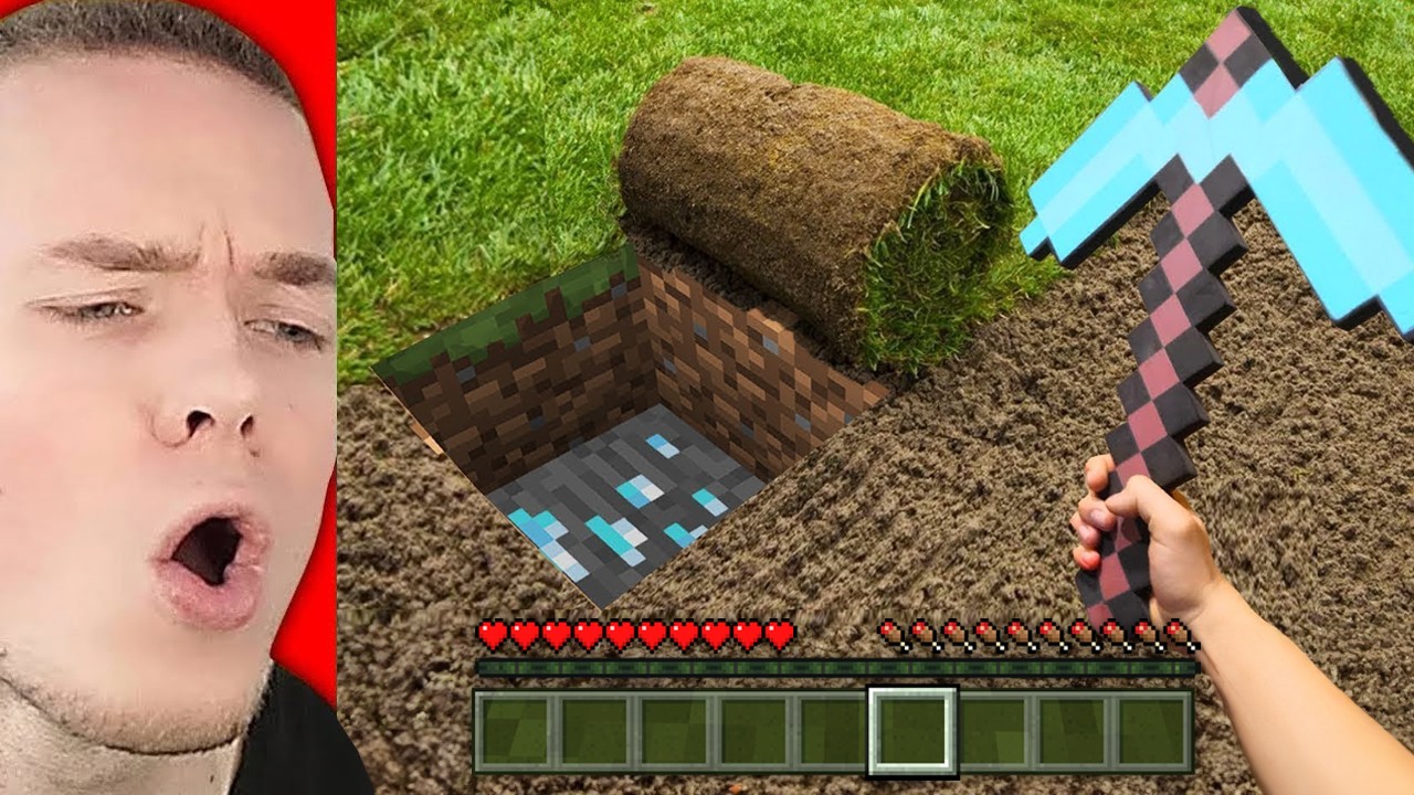 MINECRAFT SPIELEN in der REALITÄT! 😍