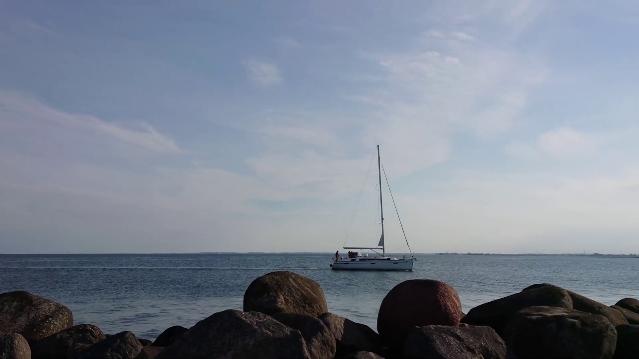 Fehmarn Germany - South beach , gold sand, clear water, 4K June 2019