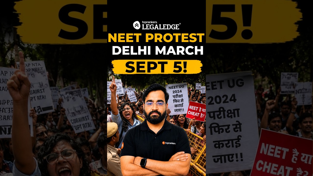 NEET Protest Returns! | Delhi March - 5th Sept | CJP #neetprotest #cjp #delhimarch #legaledge