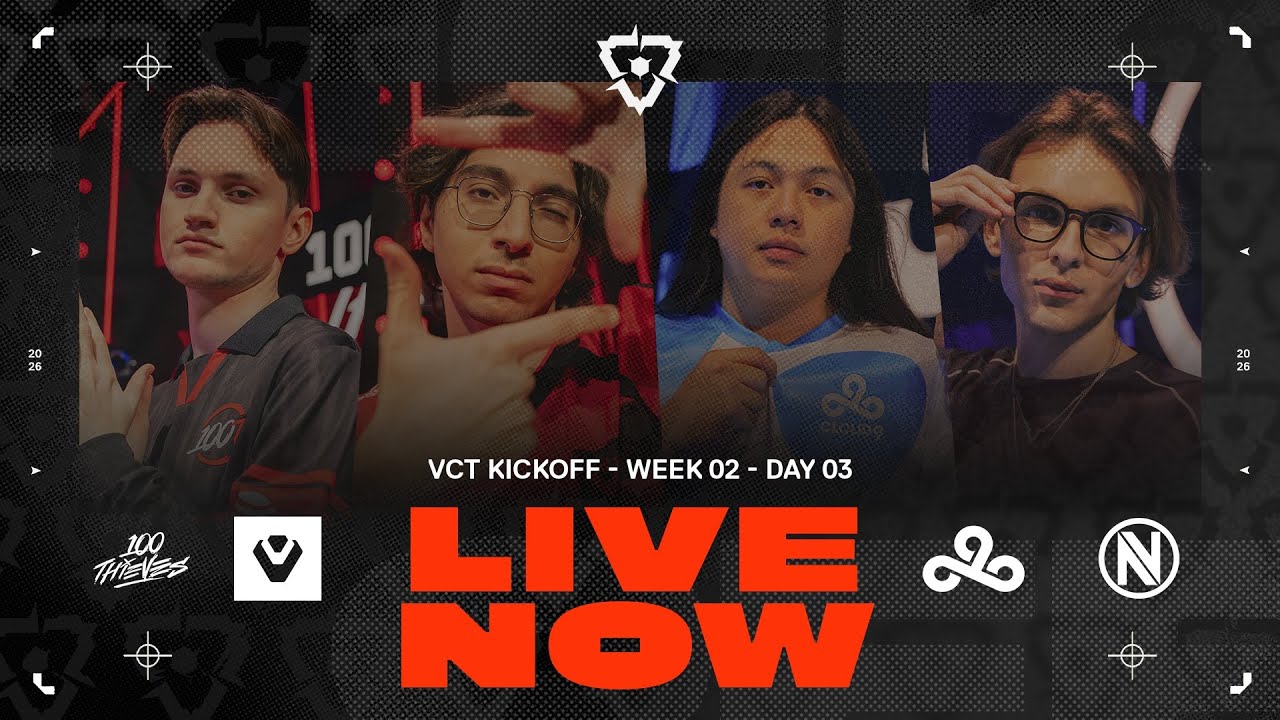 100T vs SEN - VCT Americas 26 Kickoff - Middle Bracket