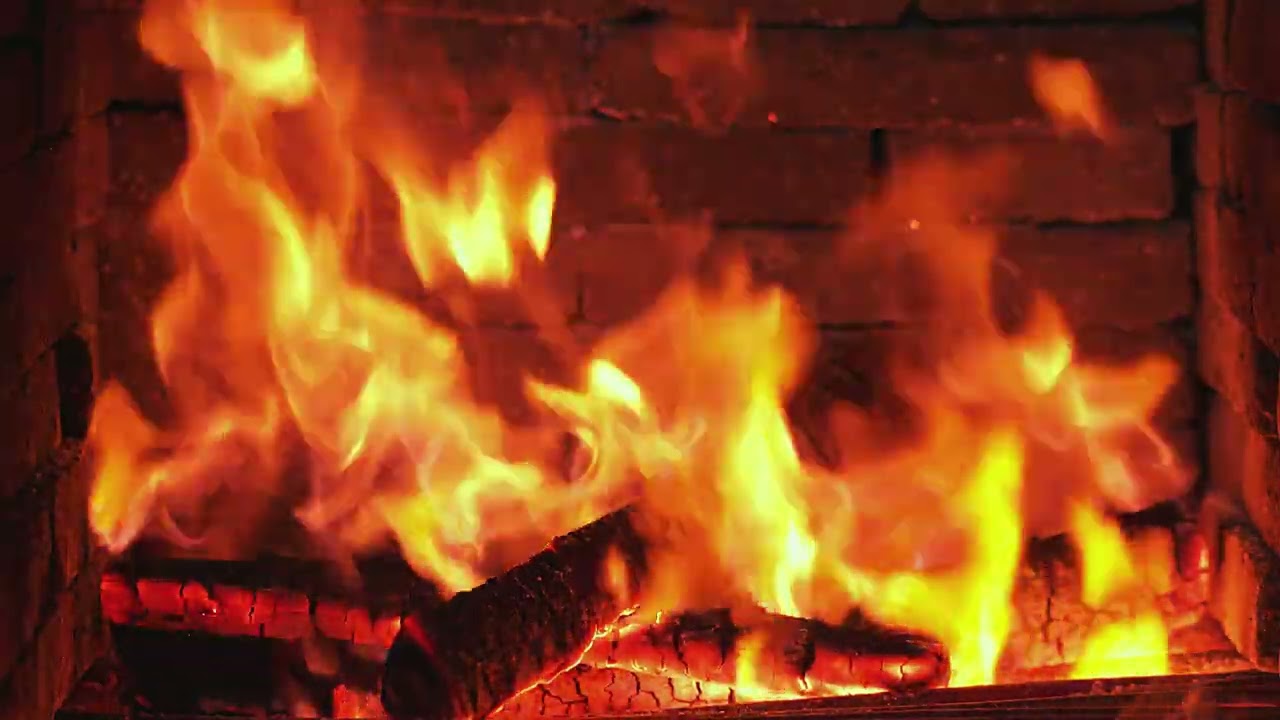 Warm Winter Smooth Jazz – Peaceful Night Saxophone with Cozy 4K Fireplace Crackles