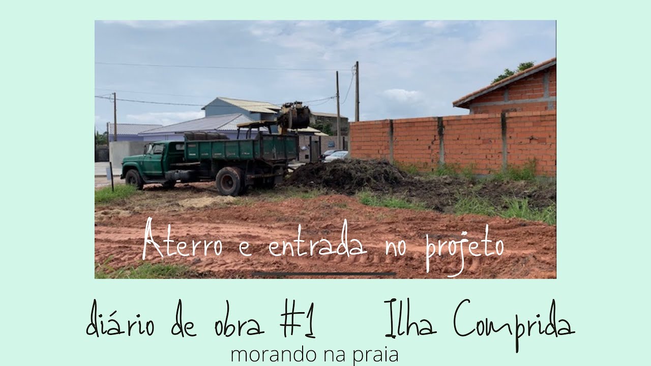 Ilha Comprida! Aterrando o terreno!